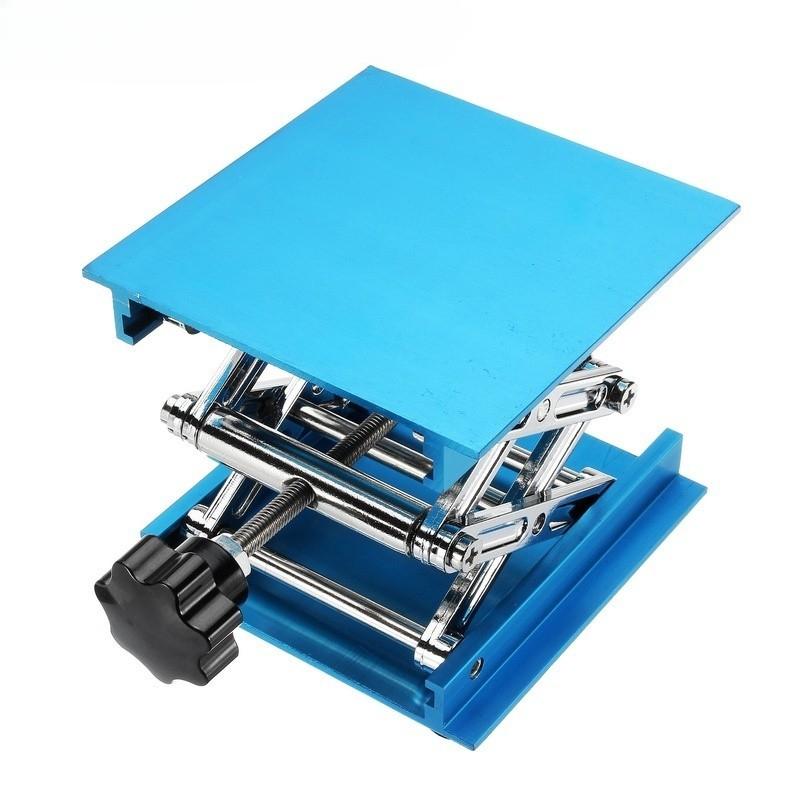 4x4inch Router Lifting Platform Woodworking Stand Lab-Lift Rack Aluminum H4cm-15cm