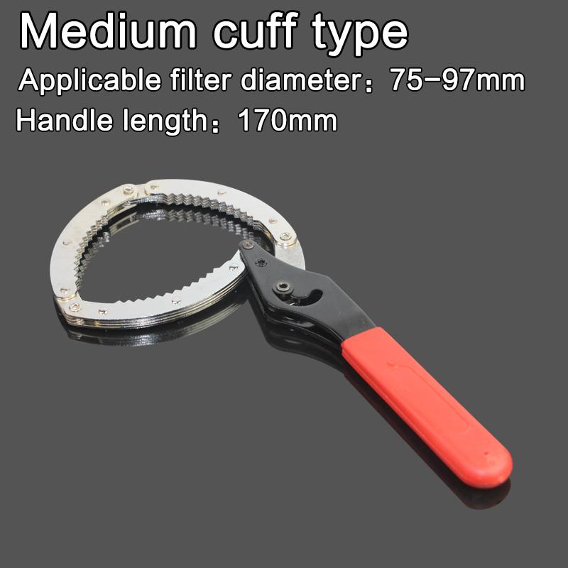 8/12-дюймовый регулируемый ключ для манжеты ремня, масляного фильтра, инструменты для снятия, инструменты для ремонта грузовиков цепного типа, тяжелый гаечный ключ