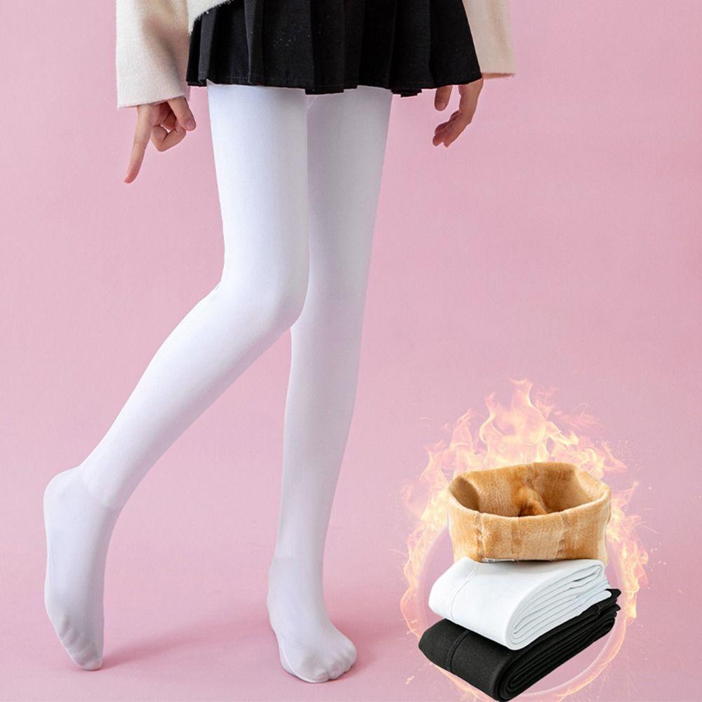 Thicked Plush Winter Autumn Dance Stocking Tights Children Stockings Kids Pantyhose Dance Leggings