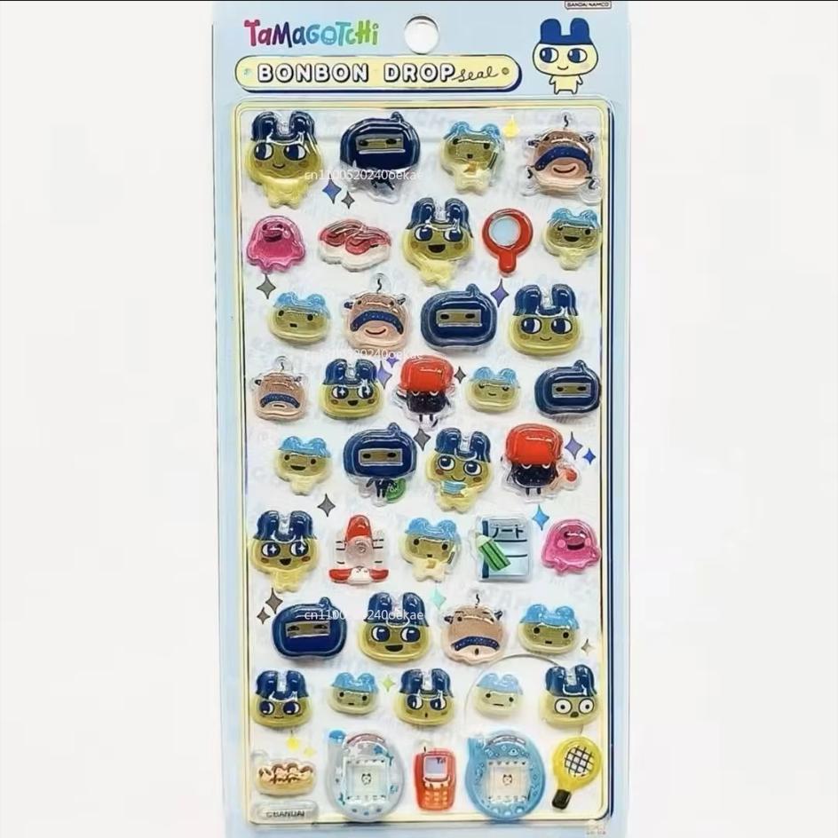 2026 Tamagotchi Stickers Cartoon Creative Peripheral Phone Case Transparent Sticker Hand Account Material Friend Birthday Gift