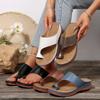 Spring and Summer Footwear Plus Size Round-headed Thick-soled Soft-soled Toe Sandals Slippers Beach Shoes Women's Shoes
