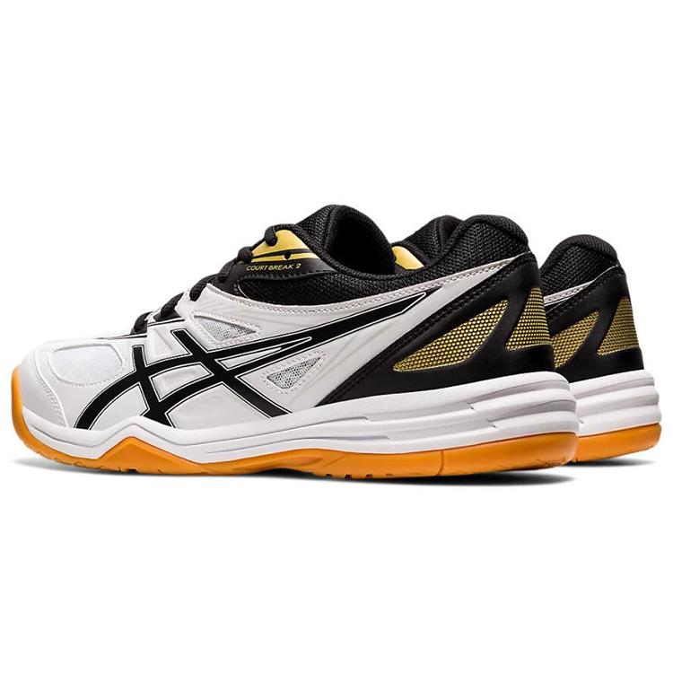 Asics Court Break 2 'White Black' (Unisex) White / Black Badminton Shoes 1073A013 102