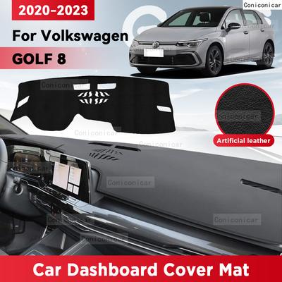 Для Volkswagen GOLF 8 2020-2023 Коврик на панель приборов автомобиля Защита от солнца Коврик для приборной панели Аксессуары для защиты