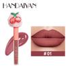 HANDAIYAN New Product Fruity Plush Head Does Not Stick A Cup of Lipstick Lipstick Matte Matte Long Lip Gloss