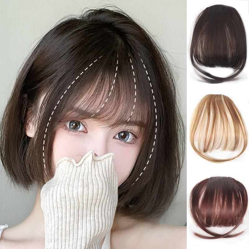Air Bangs Wigs Are Invisible Natural, and Traceless with Ultra-thin Straight Bangs That Are Suitable for Regular Use