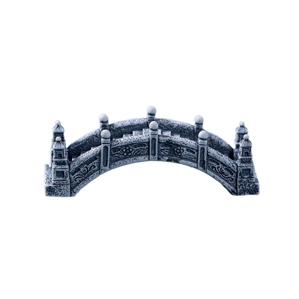 Decorative Rockery Pavilion Bridge LIfelike Simulation Goose Micro Landscape Ornaments Resin White Duck Statue Fairy Garden