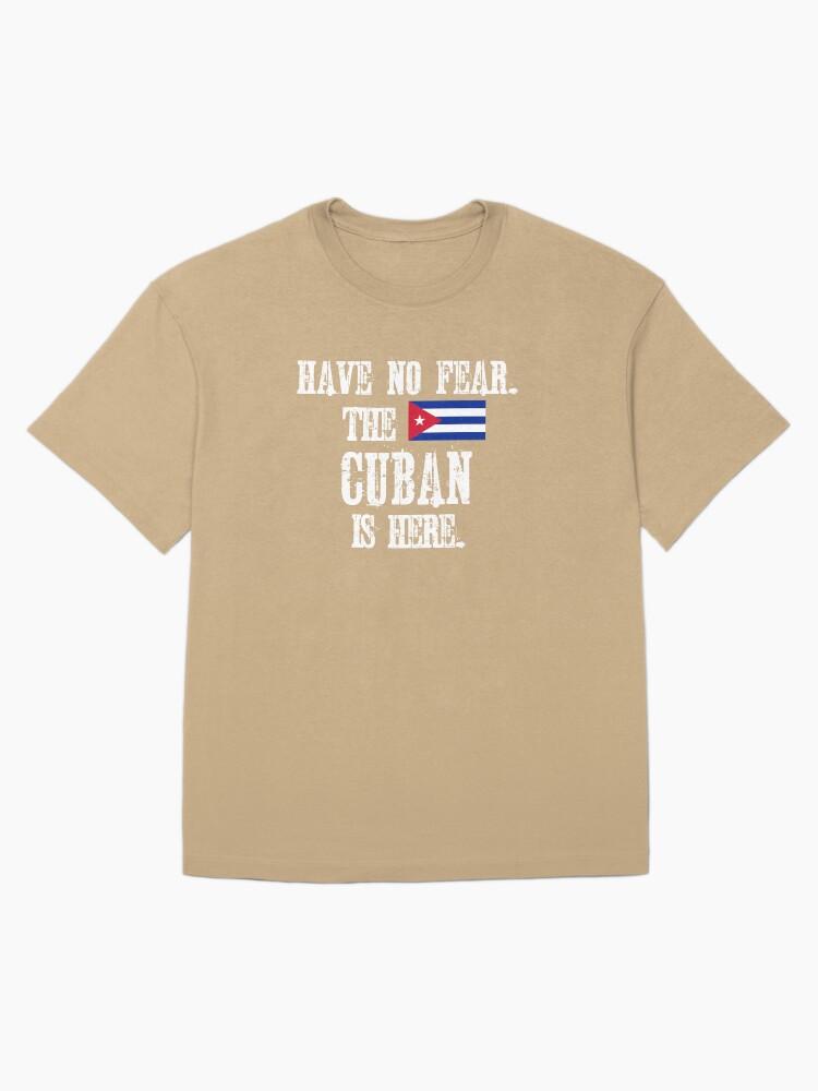 Celia Cruz Have no fear. The Cuban is here. With the Cuban Flag Oversized T-Shirt