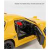 1/24 Mazda RX7 Alloy Sports Car Model Diecasts Metal Toy Racing Vehicles Car Model Simulation Sound and Light Childrens Toy Gift