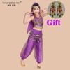 Kids Belly Dance Costumes Set Oriental Dance Girls Belly Dancer India Belly Dance Clothes Bellydance Child Kids Indian 6 Colors