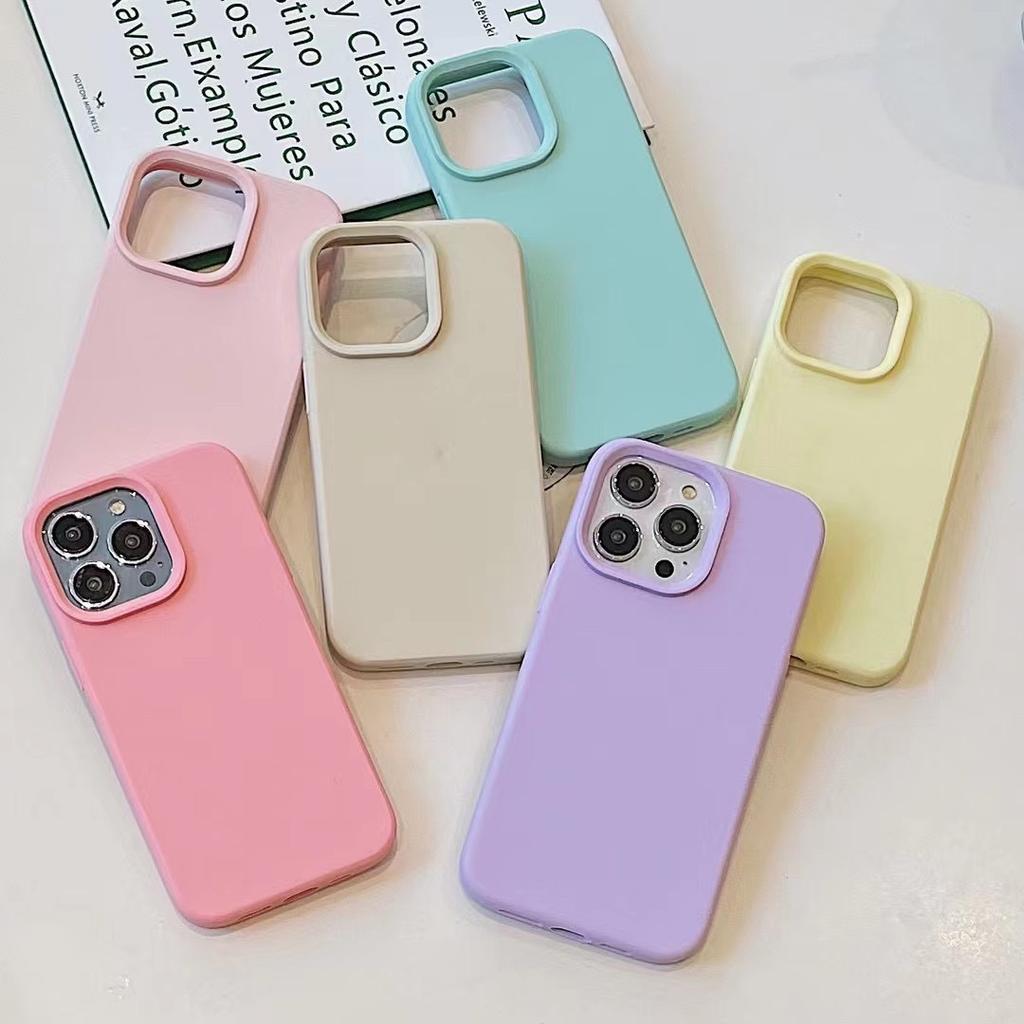 Apple 16pro Case Liquid Silicone Iphone 16pro Max Full Cover Iphone 15 Anti Fall 14 Solid Color Protective Case