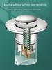 Basin Pop-Up Drain Stopper, Press-Type Drain Accessory, Anti-Odor and Anti-Clogging Sink Plug