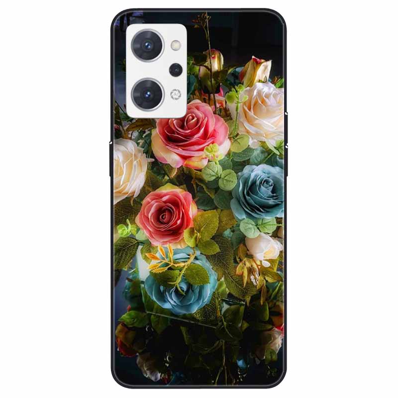 For OPPO Reno 9A 7A Case Soft TPU Fashion Marble Silicone Bumper Covers for OPPO Reno 9 A 5G CPH2523 Reno7A Protector Reno9 A