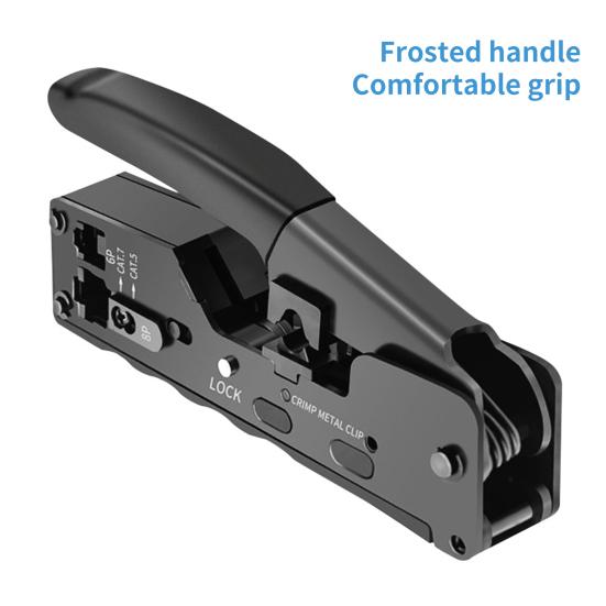 Network Pliers High Hardness Pressure Interface Internet Wire Crimper Cable Stripping Pliers Home Supply