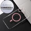 For iPhone 16 Magnetic Case Compatible with MagSafe 1.0mm Ultra Thin PC Back Cover - Black