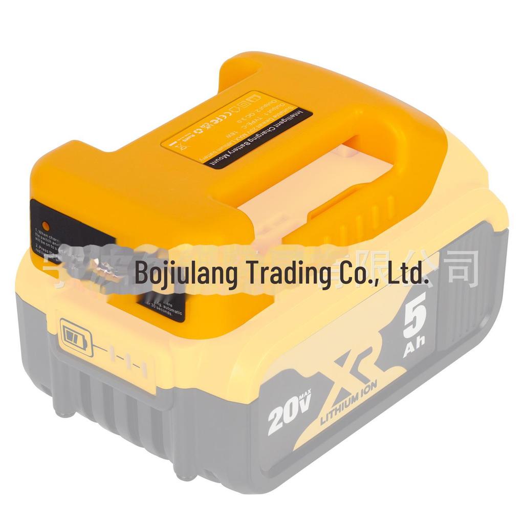 Multi-Function USB Belt Buckle for DeWalt 18V Lithium Battery Converter