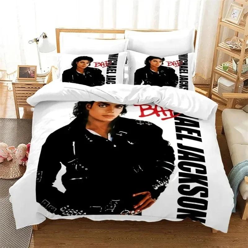 Постельное белье Michael Jackson для мальчиков и девочек, размер Twin, Queen, пододеяльник, наволочка, постель для мальчиков, взрослых, модный домашний текстиль