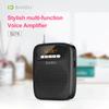 SHIDU 15 Вт перезаряжаемый портативный Bluetooth усилитель голоса для учителя проводной микрофон FM-радио AUX аудиозапись динамик S278