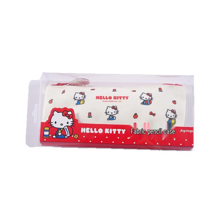 Оригинальный холщовый пенал Hello Kitty – Большой вместимости и милый мультяшный дизайн для школьников