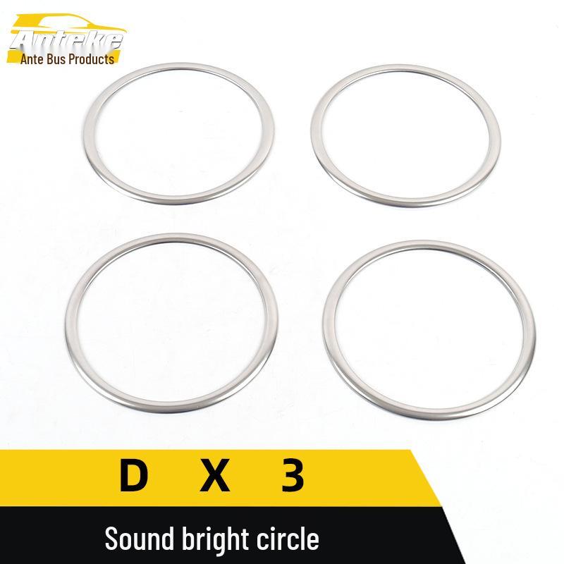 Stainless Steel Speaker Cover Ring for Southeast DX3 - Car Accessory