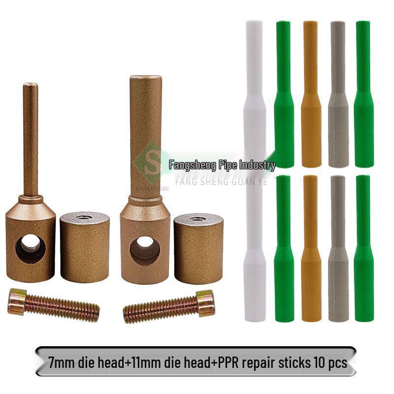 Инструмент для ремонта водопроводных труб ПЭ: Машина для герметизации швов горячим расплавом со сварочной головкой PPR и клеевым стержнем PERT