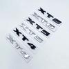 3D Letters Numbers Emblem for Cadillac XT4 XT5 XT6 XTS AWD Car Trunk Lid Nameplate Badge Logo Sticker Chrome Glossy Black