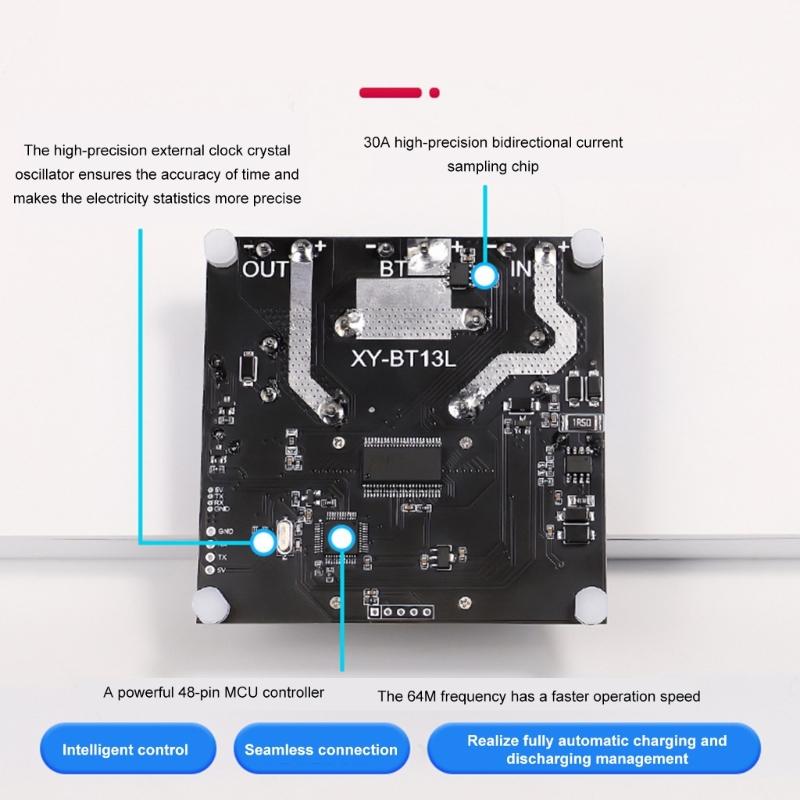 Programmable Battery Module 30A Relays LCD Screen Automatic Low Voltages Cutoff Switches Board For DIY Power Systems