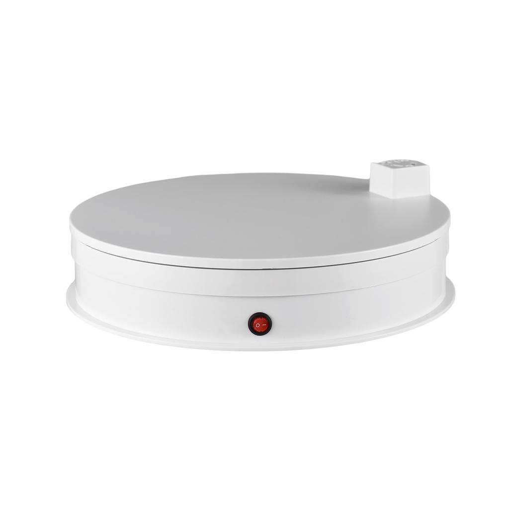 30cm Motorized Rotating Display Stand Rotating Turntable 60kg/132lbs Load Capacity 360 Degrees Rotatable