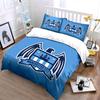 Manchester City Crest Bedding Duvet Cover Set Duvet Cover Pillowcases  (1*Duvet Cover 2*Pillowcases, without duvet insert)