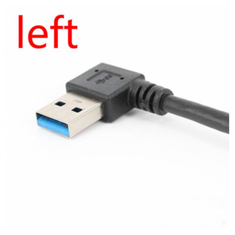 USB 3.0 Cable Right/Left/Up/Down Angle 90 Degree Extension Cable USB Male To Female Extension Adapter USB Cables Extension Cord