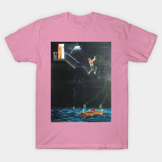 Футболка женская Jump Into The River Harajuku Print Kawaii футболка летняя женская футболка с коротким рукавом топ футболка