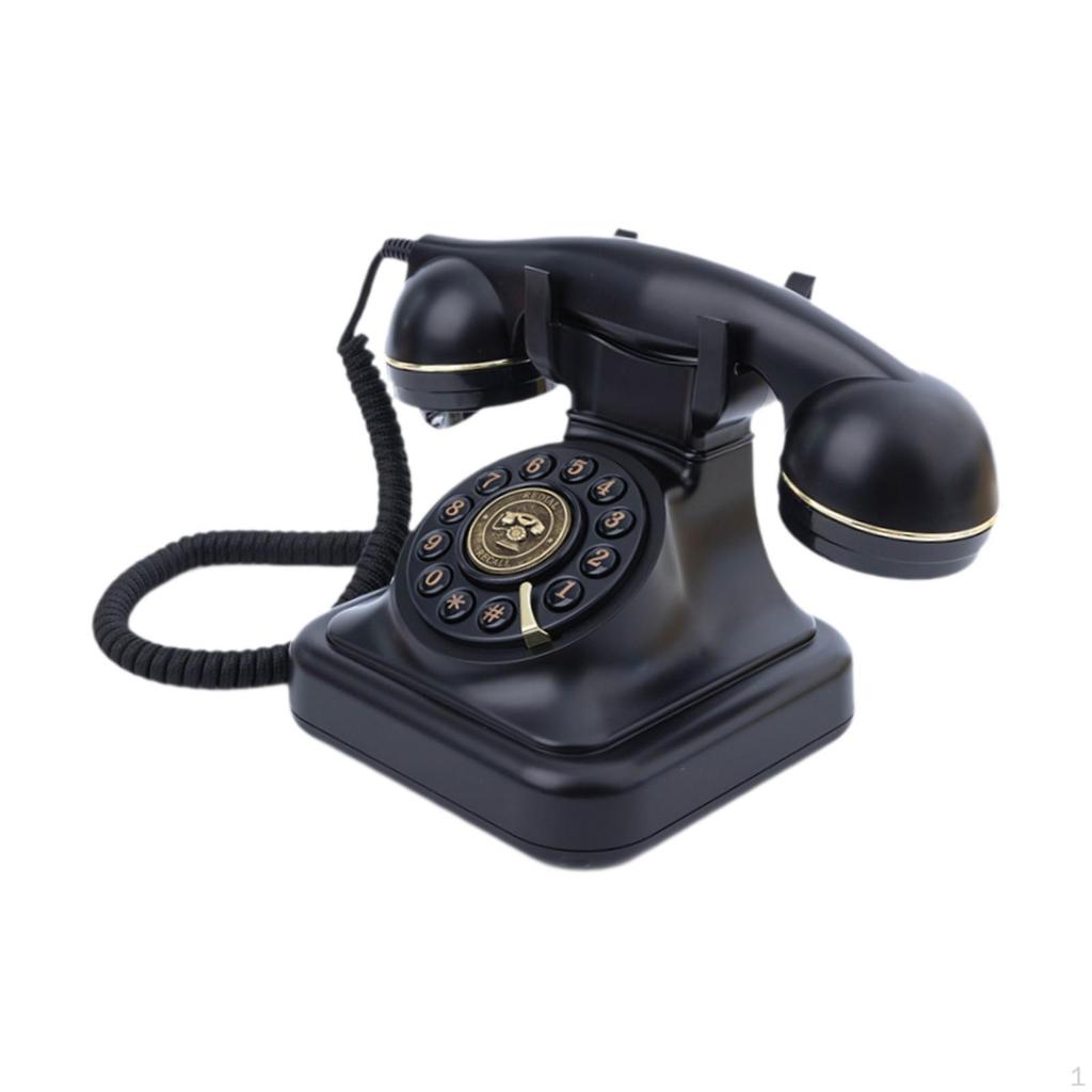 Телефон в винтажном дизайне, Диктофон, Оставитель голосовых сообщений, Телефон для мероприятий, Свадебный аудио гостевой телефон