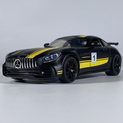 1:32 Бенц AMG GT Супер Спортивный Автомобиль Сплав Литье под Давлением Модель Автомобиля Со Звуком Светом Оттяжка Детская Игрушечная Машина Украшение Хобби Коллекция