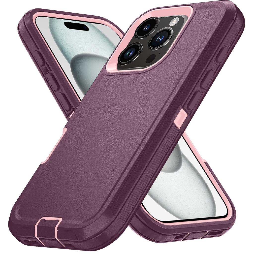 Бронированный противоударный чехол-защитник для телефона 11 12 13 14 15 Pro Max X XS XR XSMAX 7 8 Plus SE2 SE4 Жесткая задняя крышка из ПК+ТПУ