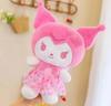 Плюшевая игрушка Sanrio Hello Kitty Аниме-кукла Куроми Югуй Собака Мелоди Автомобильное украшение Детские праздничные подарки s Мягкая Набивная Пушистая Обнимаемая Кавайная Утешение
