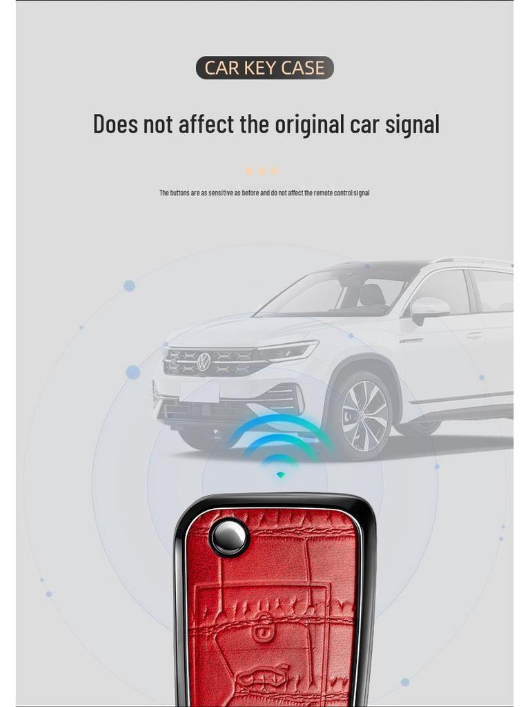 Чехол для ключа и защитный чехол с крючком для Volkswagen Passat 2017-2018.