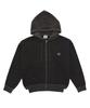 Mucent May Oversized Striped Hand Warmer Knit Zip-Up Hoodie Unisex (2 Colors)