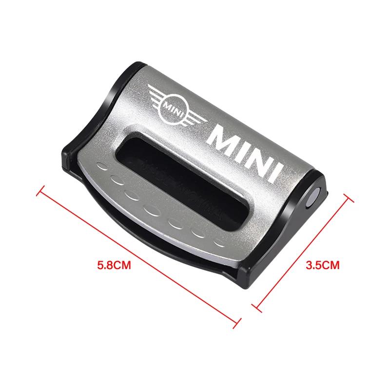 Зажимы для ремней безопасности автомобиля Регулируемый зажим безопасности Аксессуары для интерьера автомобиля Для BMW Mini Cooper R56 R50 R53 F56 R60 2011 2012 2013 2018