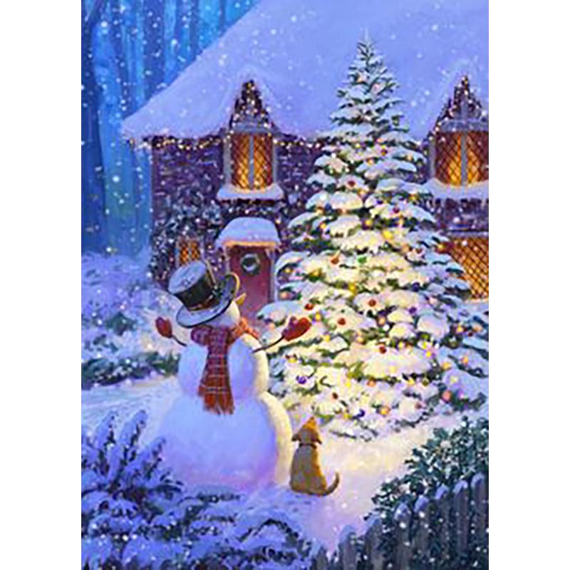 DIY Christmas Tree 5D Diamond Painting Full Round Drill Cartoon Diamond Embroidery Cross Stitch Kit Home Decor Wall Art Gift