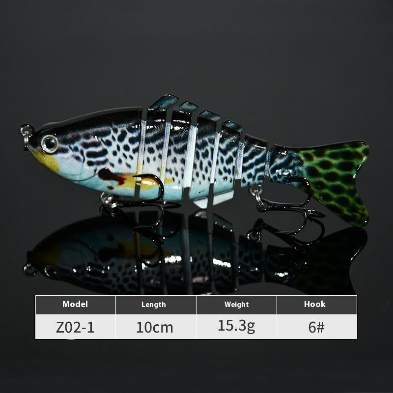 7 10 см многосекционная приманка пластиковая жесткая приманка поддельная приманка имитация бионической пресноводной приманки Luya