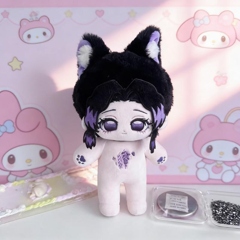 20cm Cotton Doll Kocho Shinobu, Cute High-Appeal Cartoon Character Plush, Demon Slayer Soft Stuffed Doll Peripherals Gift