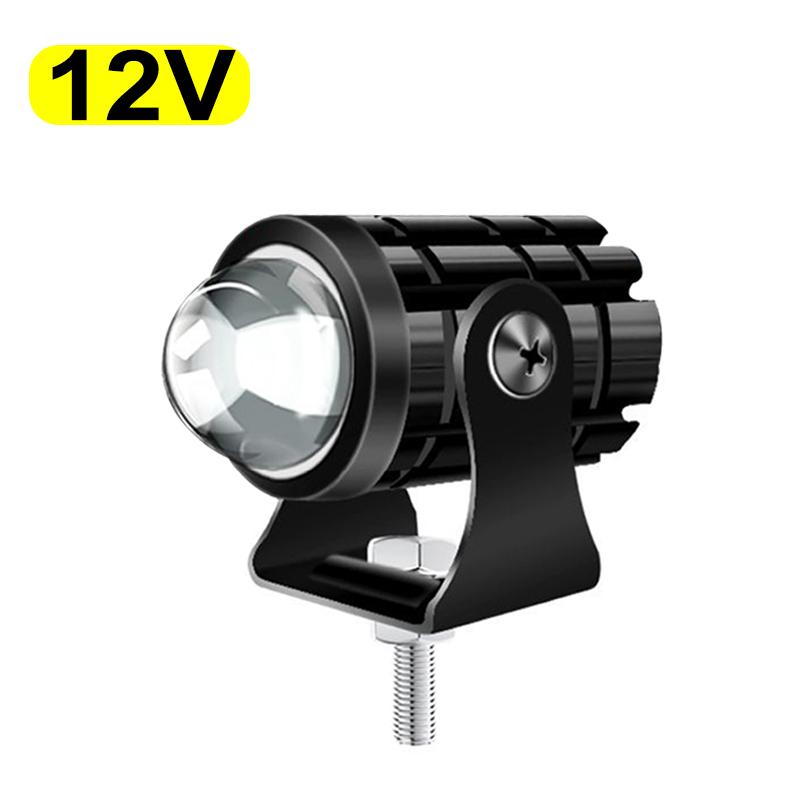 Мини алюминиевый автомобильный светодиодный рабочий фонарь 8-80 В мотоциклетная фара светодиодный прожектор вспомогательная лампа двухцветная противотуманная фара мото модифицированная лампа