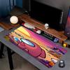 Among Us Print Mouse Pad, Anti‑Slip Desktop keyboard Mat, for PC Laptop Gaming Working Daily Use, Cool Festival Surprise Gift
