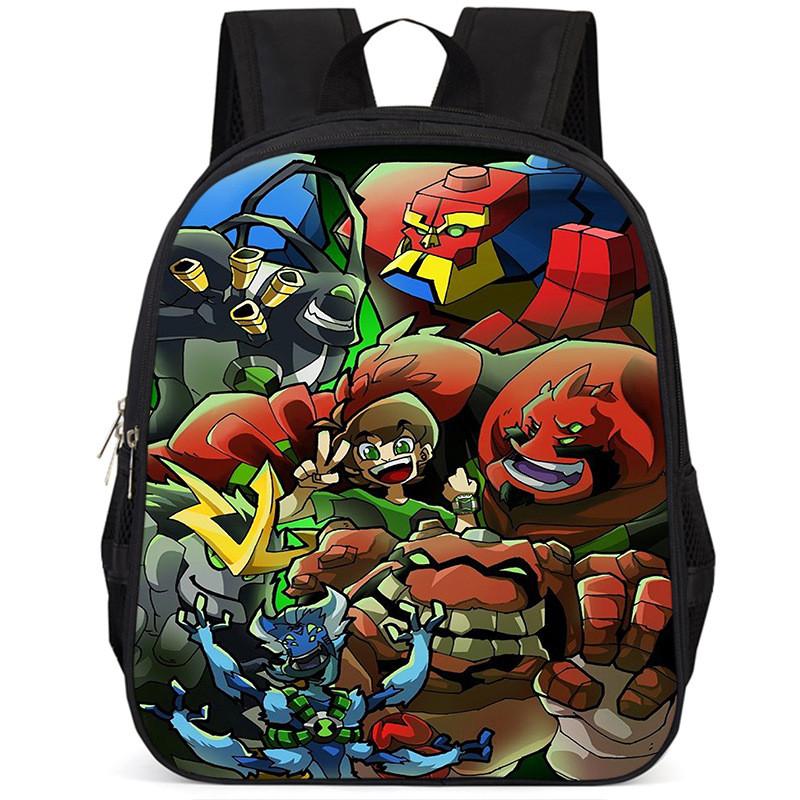 Школьный рюкзак Ben10, 15 дюймов, большой вместимости, легкий, из Оксфорда, для детей