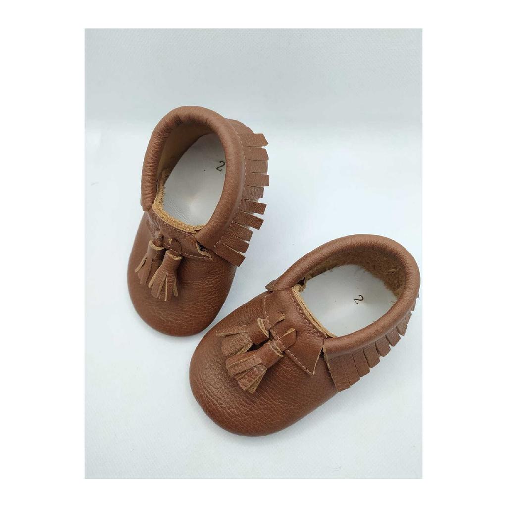 Детские мокасины King Model коричневого цвета, пинетки, детская обувь