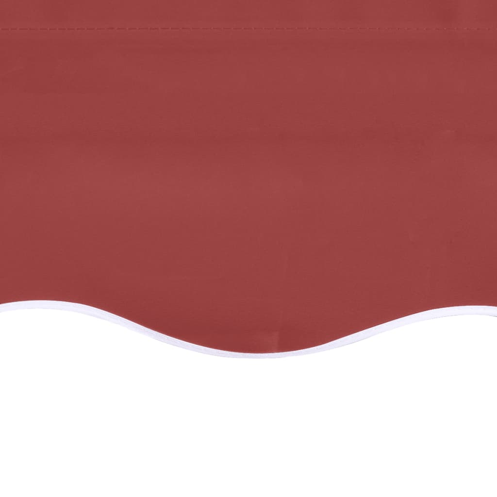Burgundy Red Awning Cover 5x3.5 m
