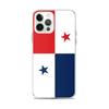 Coque iPhone - Drapeau Panama - iPhone 12 Pro Max - Souple - Multicolore - Silicone Transparent