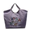 Women's Bag New Nylon Embroidered Bag Fashionable Large-capacity Portable Shoulder Shopping Bag