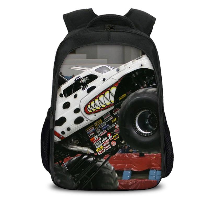 Двухслойный рюкзак Monster Jam с мультяшным принтом, новый тренд, для ученика, лучший спутник в кампусе, подарок на день рождения
