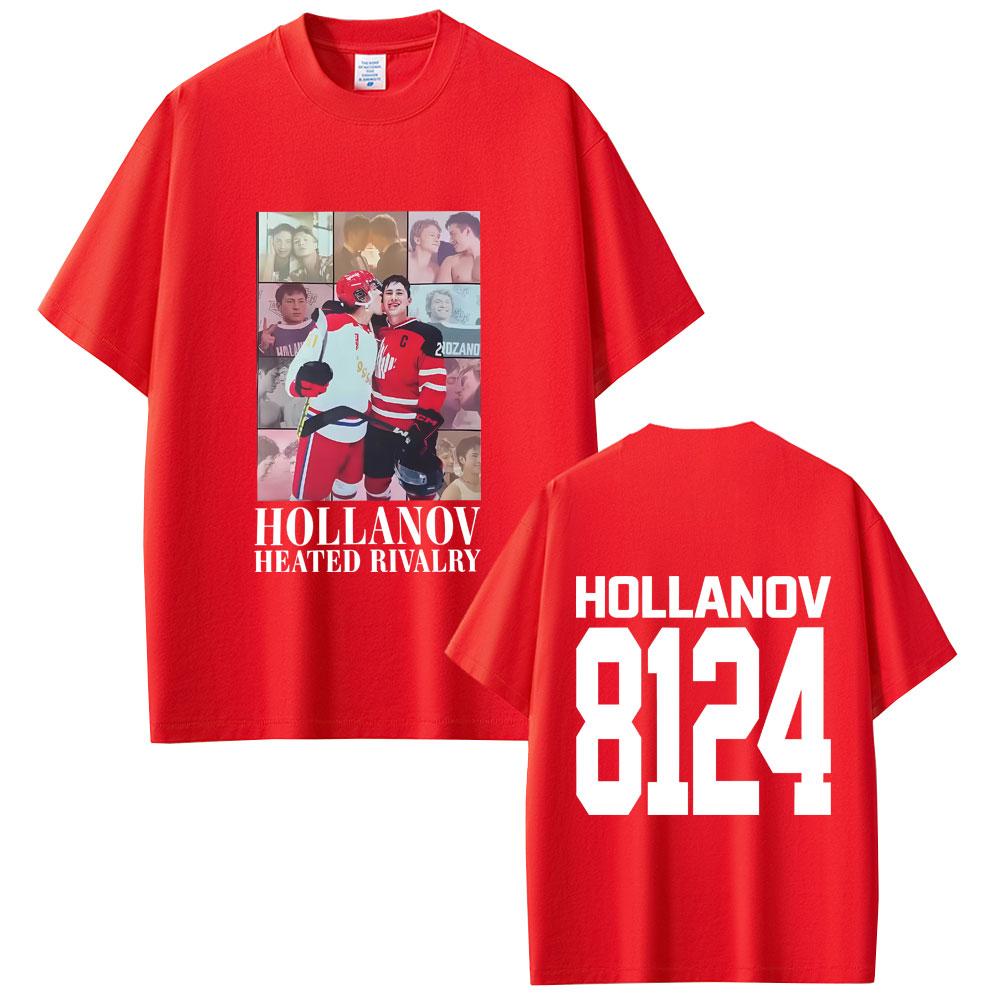 Heated Rivalry Shane Hollander Ilya Rozanov Hollanov 2481 Tshirt Men Women Fashion Oversized T Shirts Male Vintage Streetwear