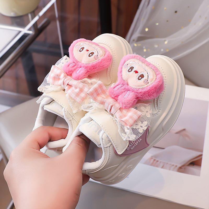 Детская спортивная обувь, Весенне-осенние повседневные кроссовки на мягкой подошве, Легкие кеды для девочек